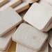 Small Flat Wooden Rectangles - Set of 8 - Great for PENDANTS and MAGNETS