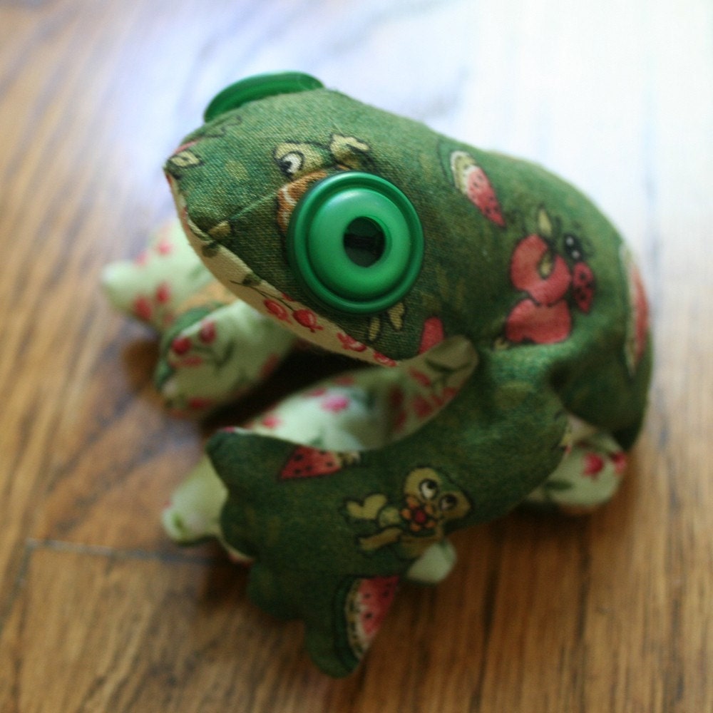 Beanbag Frog Handmade