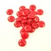 Red Beads - 8mm Opaque Red Rondell Beads