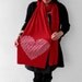 Animal Lover Scarf in Red