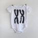 18-24 mos. XX Baby Girl One Piece in white : baby bodysuit, baby clothes, gift for new dad, gift for new mom, under 25