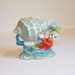 Vintage Merboy Pixie Riding a Seashell Planter