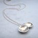 Love and Truth Silver Dome Necklace