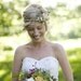 queen of the woods - natural crown (white ribbons) no.55