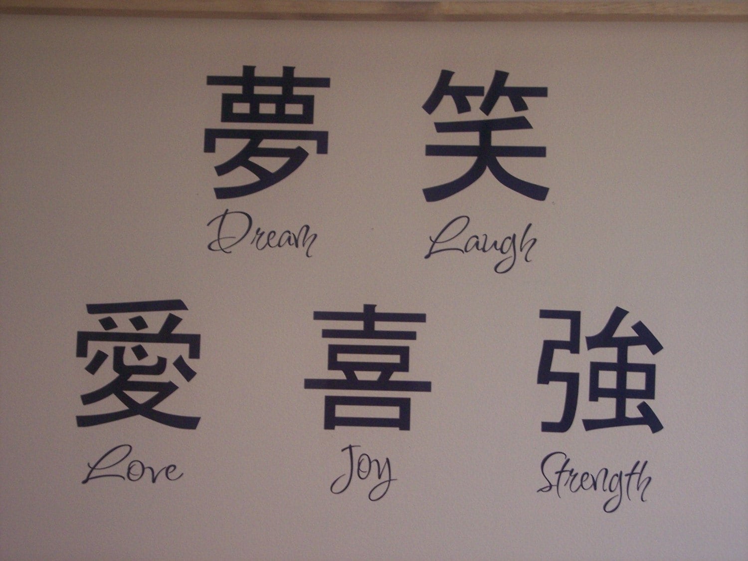 Chinese Symbols Choice Of 5.