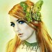 ABSINTHE steampunk steam punk neo victorian brass gold skeleton FEATHER glitter butterfuly hair clip green skull fascinator