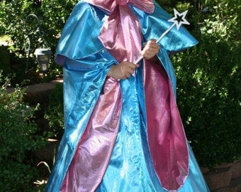 Cinderella's FAIRY GODMOTHER Costume Custom Child Sz