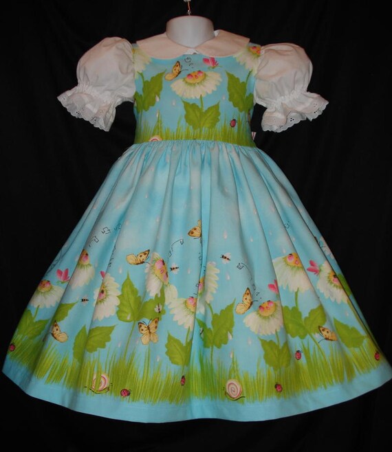 Items similar to Daisy Kingdom SINGING In The RAIN Dress CUSTOM Size on