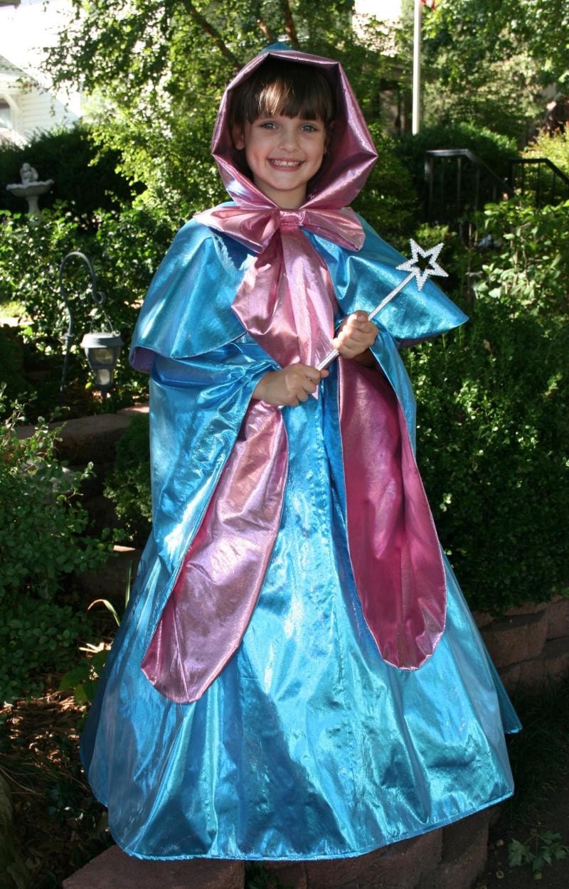 Cinderella's FAIRY GODMOTHER Costume Custom Child Sz