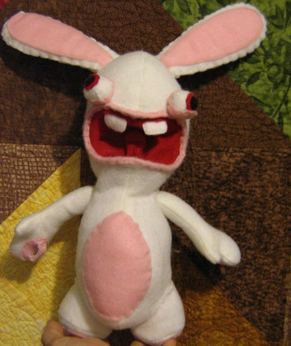 raving rabbid plush
