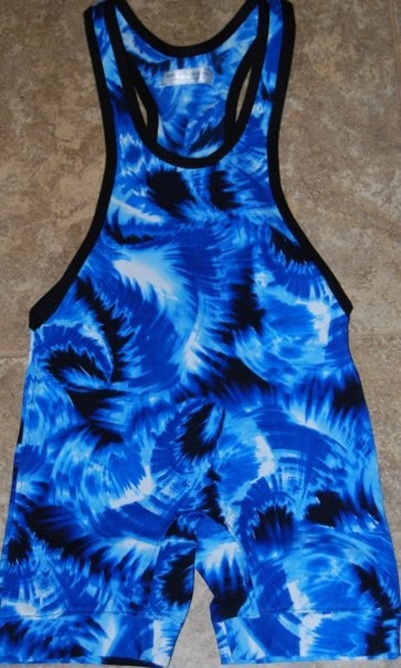 tie dye wrestling singlet