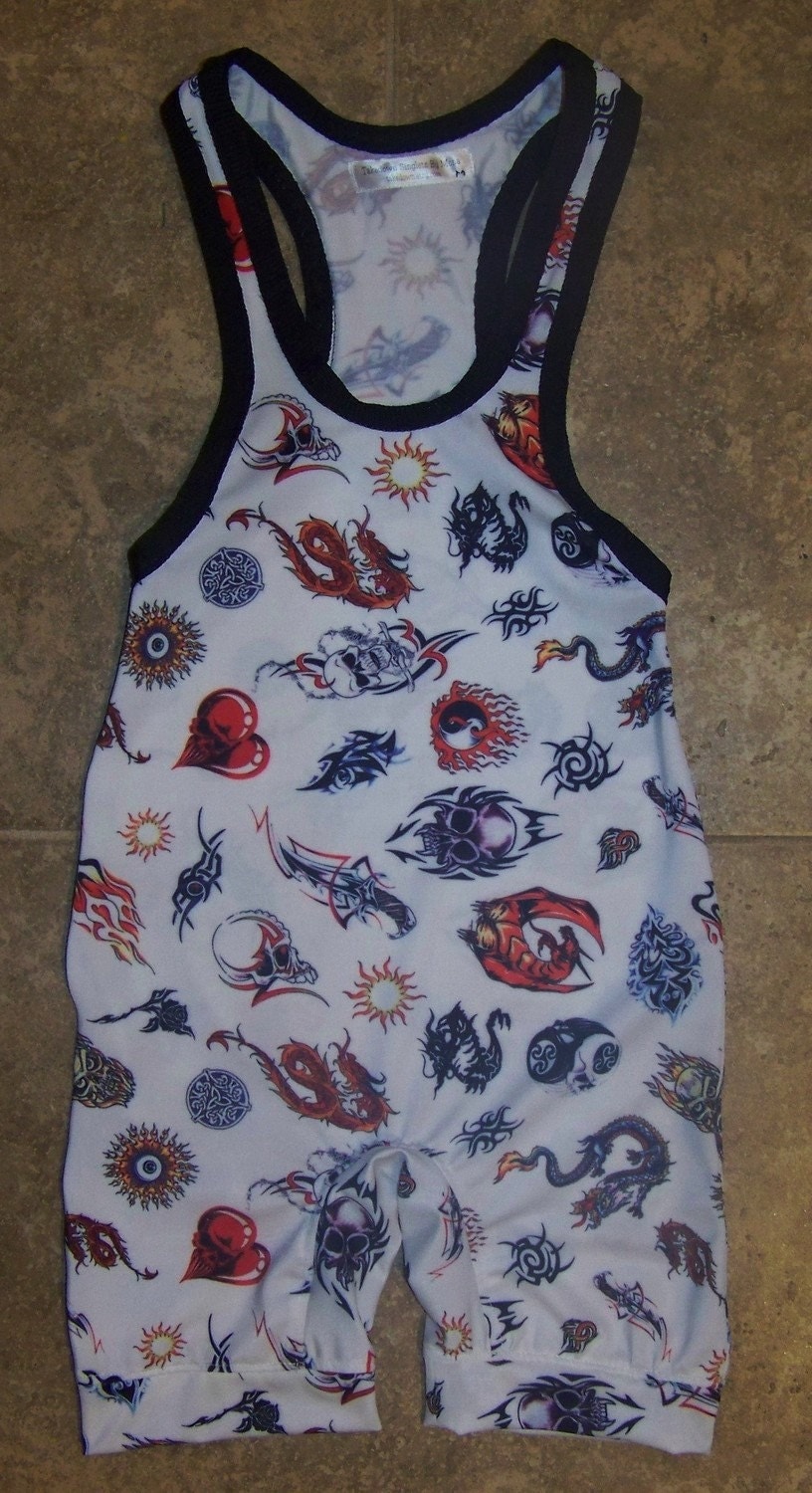 Custom Wrestling Singlets Youth Sizes White by TakedownSinglets