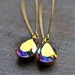 Christmas in July SALE - Aurora Borealis Swarovski Crystal Bridal Earrings -- Extra Long