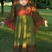 NOW ON SALE THE FOREST FLOOR Rayon Batik and Bamboo Dress Med-Lrg