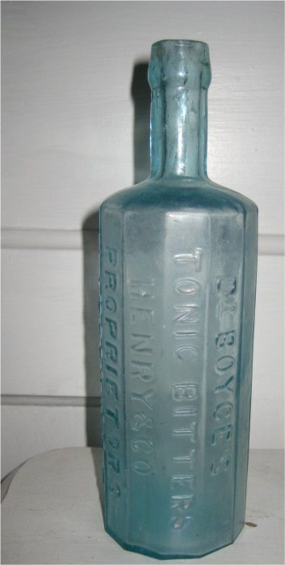 Vintage ANTIQUE BITTERS BOTTLE Apothecary Dr. by vintagewarehouse