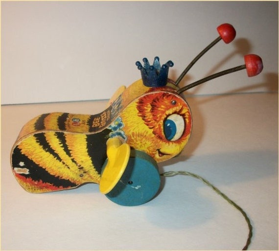 vintage buzzy bee toy