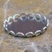 6 Antiqued Silver 18 mm Scallopped Lace Edge Setting 843