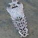 Crown and Shield Metal Stamping Jewelry Finding Antique Silver 1315 - 3 Pieces
