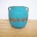 Turquoise Stoneware Planter Pot - Bloom