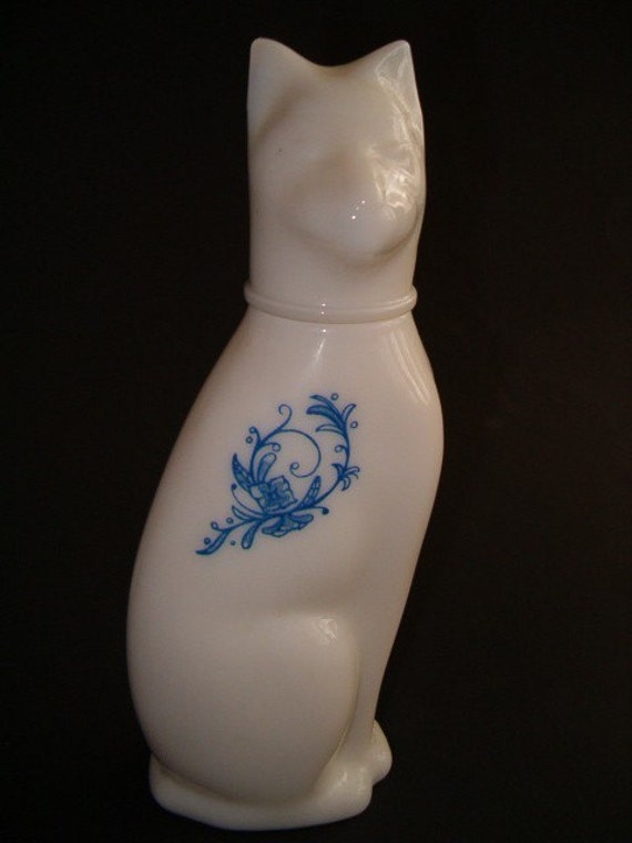 Vintage Avon Ming Cat Perfume Bottle by TreasureCache on Etsy
