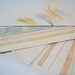 7 Envelopes Made from Upcycled Wallpaper with Splash and Stripe Designs