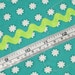 Last 4 Yards Apple Green Ric Rac Trim 3/4 Inch Wide