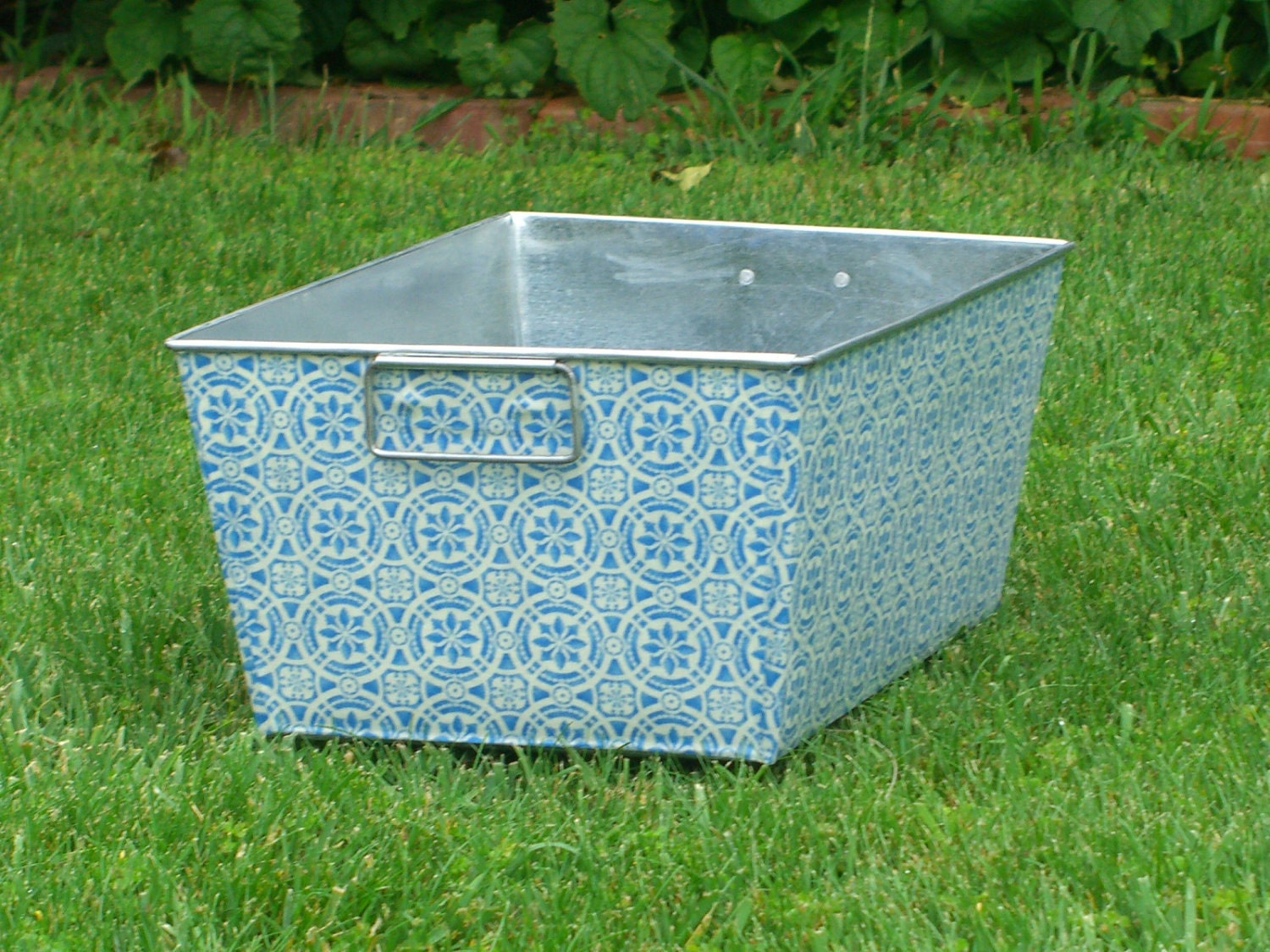 Metal Storage Container Galvanized Rectangular Bin by BroddersTubs