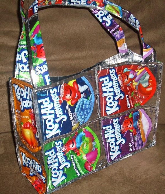 Rainbow Kool aid Jammers Juice Pouch Purse