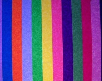 BRIGHT BLENDERS Quilt Jelly Roll Fabric Strips C/66C