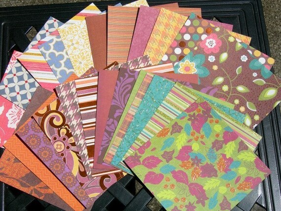 DCWV INDIAN SUMMER Collection Cardstock Paper Pack Paper