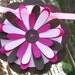 Pink and Brown Daisies Paper Banner Baby Girl READY TO SHIP