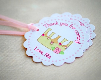 The Princess Party - Fantastic Favor Tags with Bags from Mary Had a Little Party