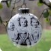 Glass Ball Photo Ornament - Set of 4 Personalized Christmas Ornaments