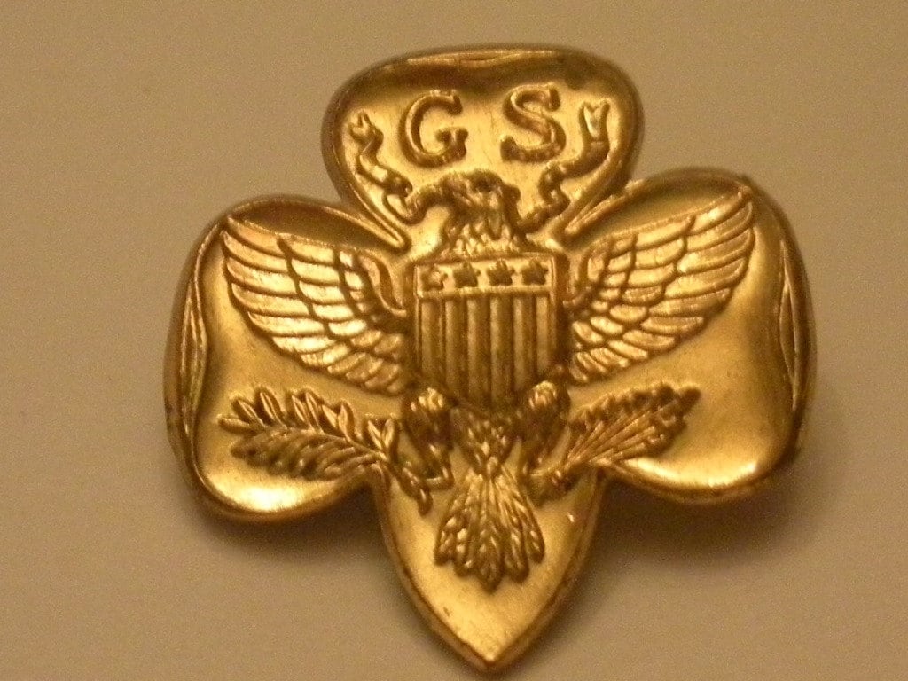 Vintage Girl Scout Lapel Pin