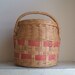 vintage woven storage basket