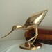 extra large brass shore bird (sale)