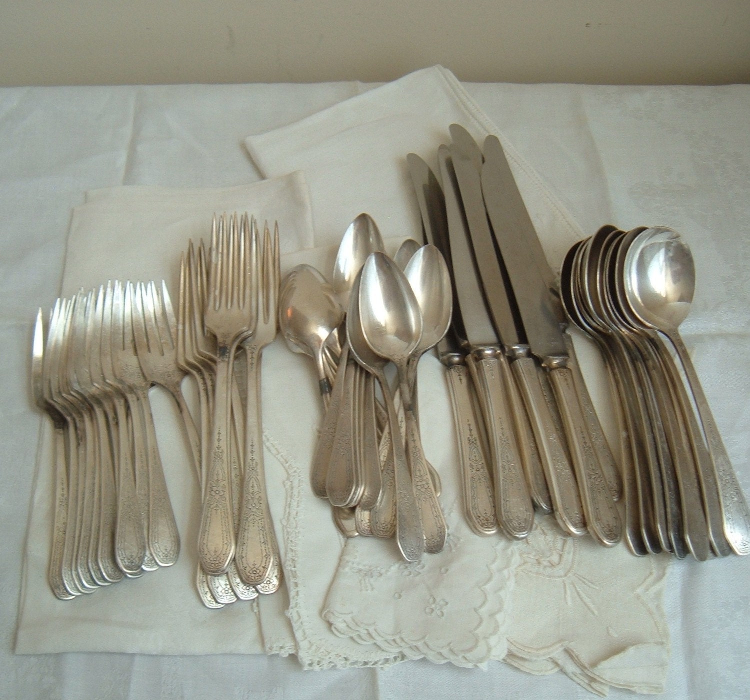 vintage Community plate silver flatware and serving pieces