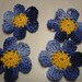 Forget Me Not Crochet Flowers