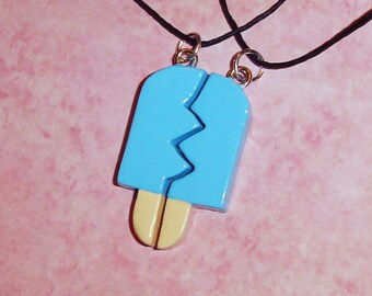 Kingdom Hearts - Friendship Sea Salt Ice Cream Necklaces