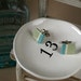 Ceramic Cuff Links with Sage Green and Turquoise Design