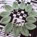 Crocheted Leaves - Avocado
