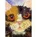 Cat Art ACEO ORIGINAL