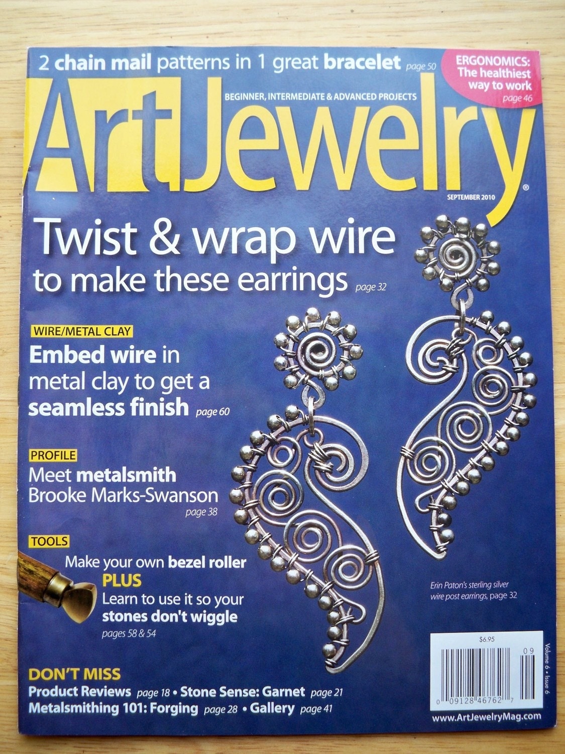SALE Art Jewelry Magazine September 2010