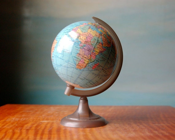 world globe pencil sharpener
