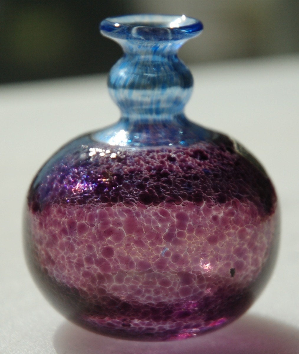 Kosta Boda Vase by B Vallien. Vintage Eames Era Blue and