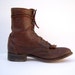 Laura Ingalls / vintage western ranch boots /Laredo