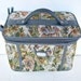 Vintage tapestry tote // JORDACHE // make up train case