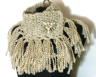The Fringe Scarflette Crochet Pattern PDF - permission to sell what you make