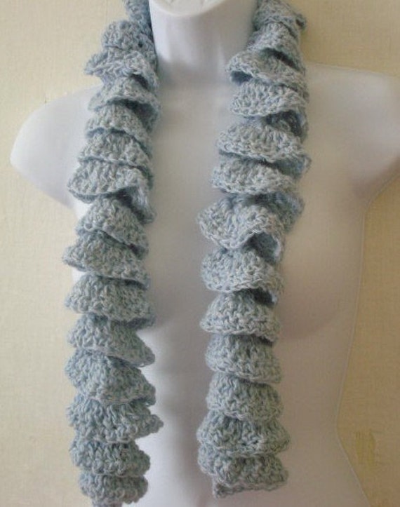 CROCHET PATTERN PDF for Curly Corkscrew Scarf EASY