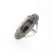 Vintage Sterling Silver Oval Cabochon Agate Native American